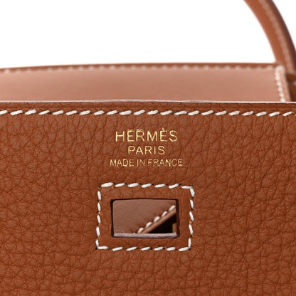 Hermes Togo Swift Birkin En Desordre Sellier 30 Gold Fauve 6 of 11