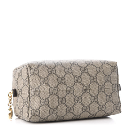 Gucci Soft GG Supreme Monogram Calfskin Medium Ophidia Cosmetic Case Beige Ebony New Acero 3 of 9