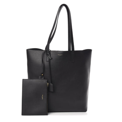 Saint Laurent Calfskin Medium Shopping Tote Black 1 of 11