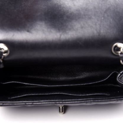 Chanel Lambskin Quilted Extra Mini Rectangular Flap Black 6 of 14