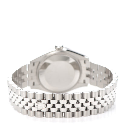 Rolex Stainless Steel 18K White Gold 31mm Oyster Perpetual Datejust Watch Silver 278274 3 of 5