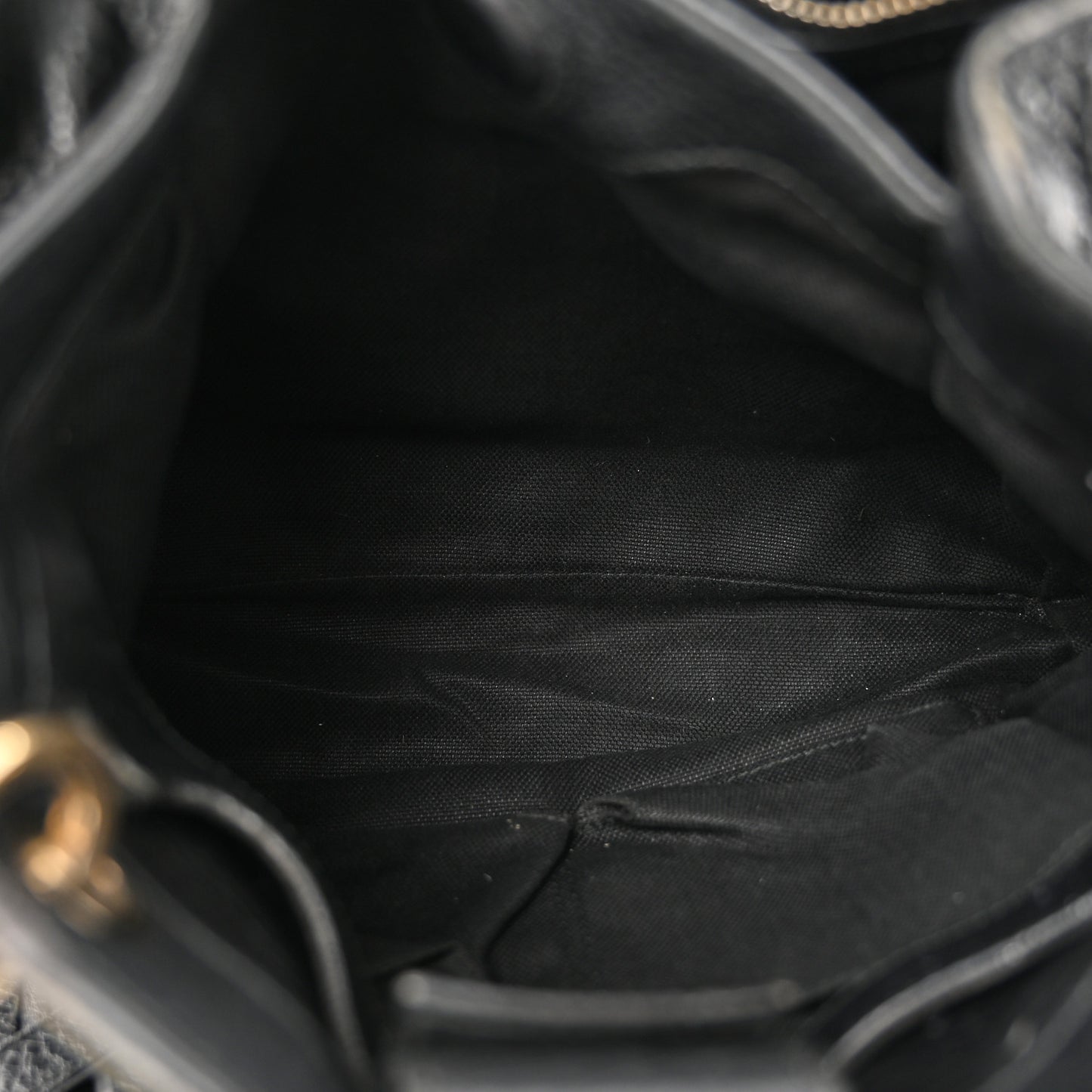 Calfskin Small Bamboo Shopper Tote Black