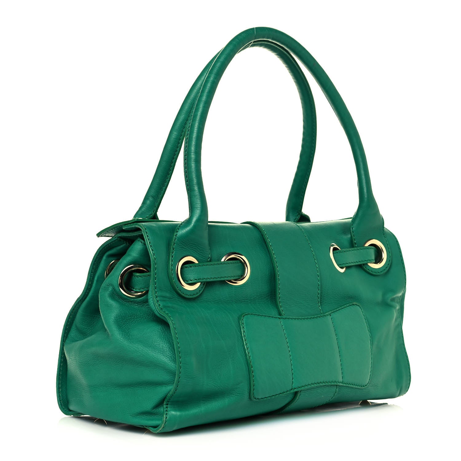 Jimmy Choo Grainy Calfskin Small Ramona Satchel Green 4 of 25