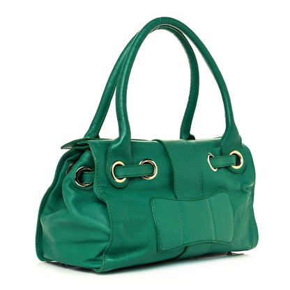 Jimmy Choo Grainy Calfskin Small Ramona Satchel Green 4 of 25