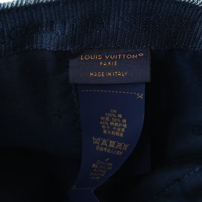 Louis Vuitton Monogram Washed Denim Cap M Blue 8 of 8