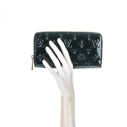 Louis Vuitton Vernis Zippy Wallet Blue Infini 2 of 7