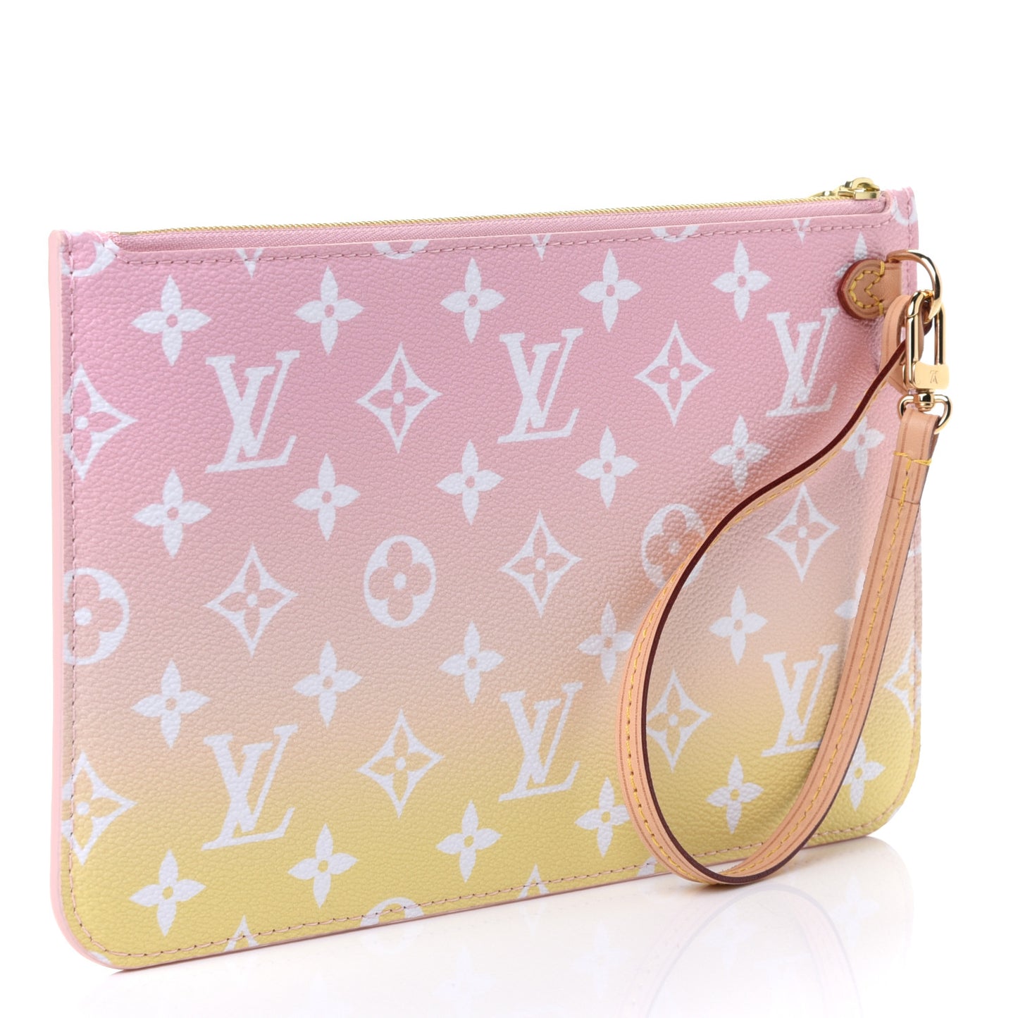 Monogram By The Pool Neverfull MM Pochette Light Pink