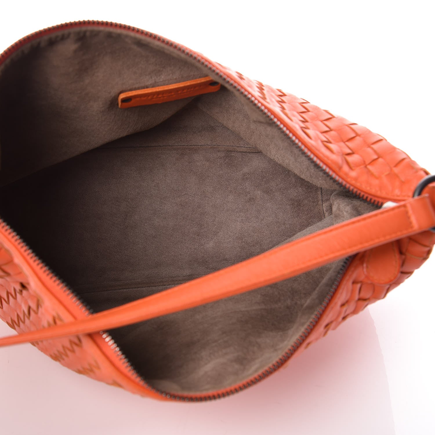 Bottega Veneta Nappa Intrecciato Small Shoulder Bag Tangerine 5 of 10