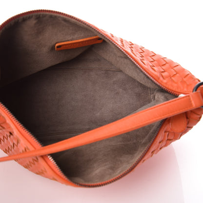 Bottega Veneta Nappa Intrecciato Small Shoulder Bag Tangerine 5 of 10