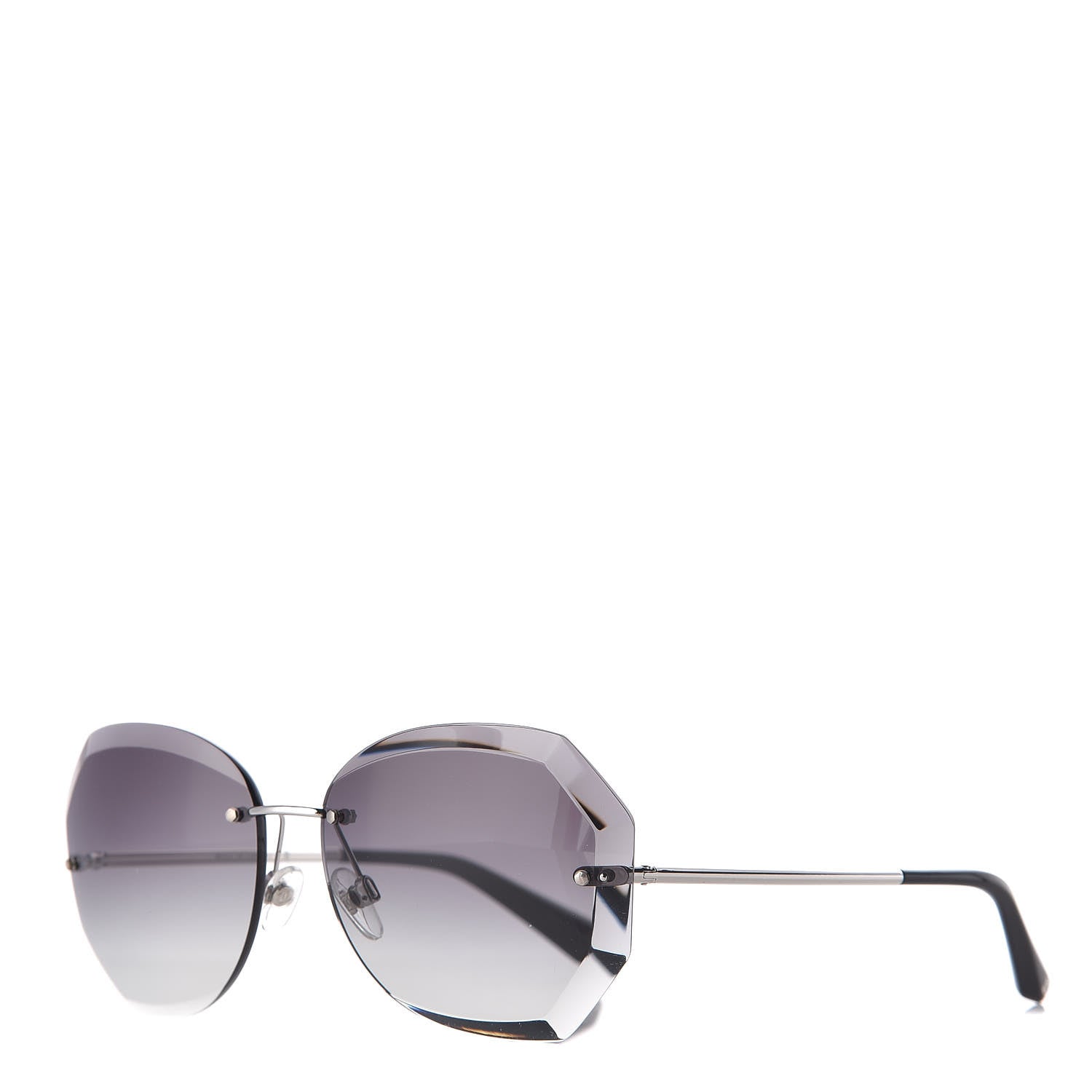 Chanel Metal Spring Round Sunglasses 4220 Silver 1 of 7