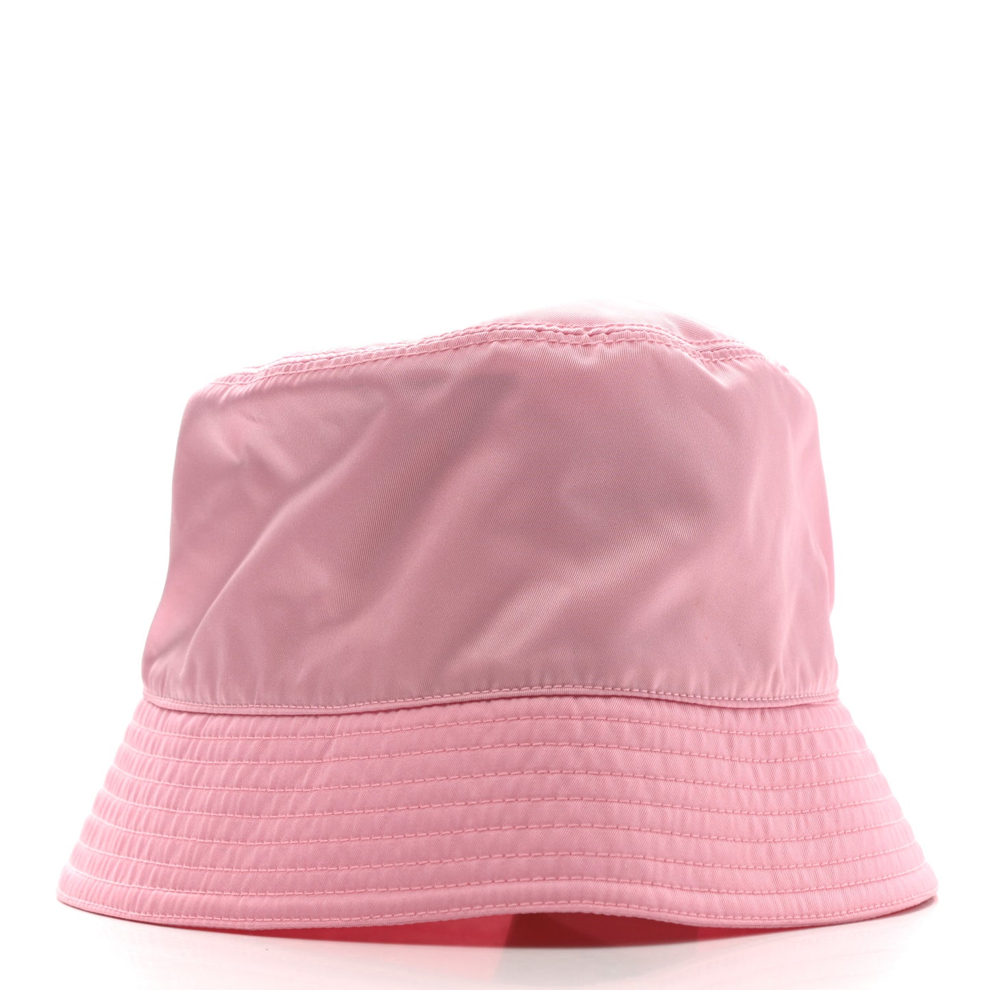Re-Nylon Metal Triangle Logo Womens Bucket Hat S Rosa