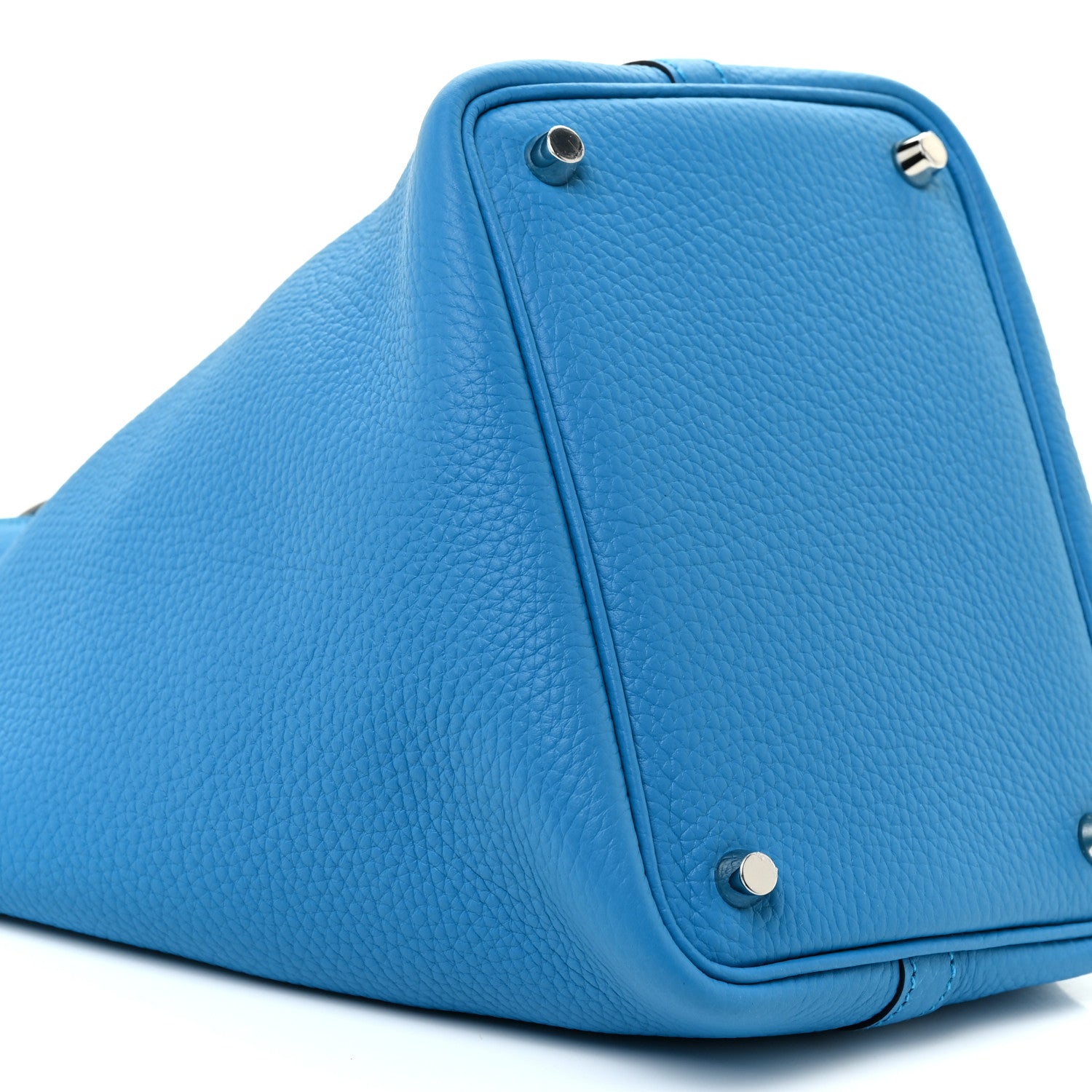 Hermes Taurillon Clemence Picotin Lock 18 PM Bleu Frida 7 of 9