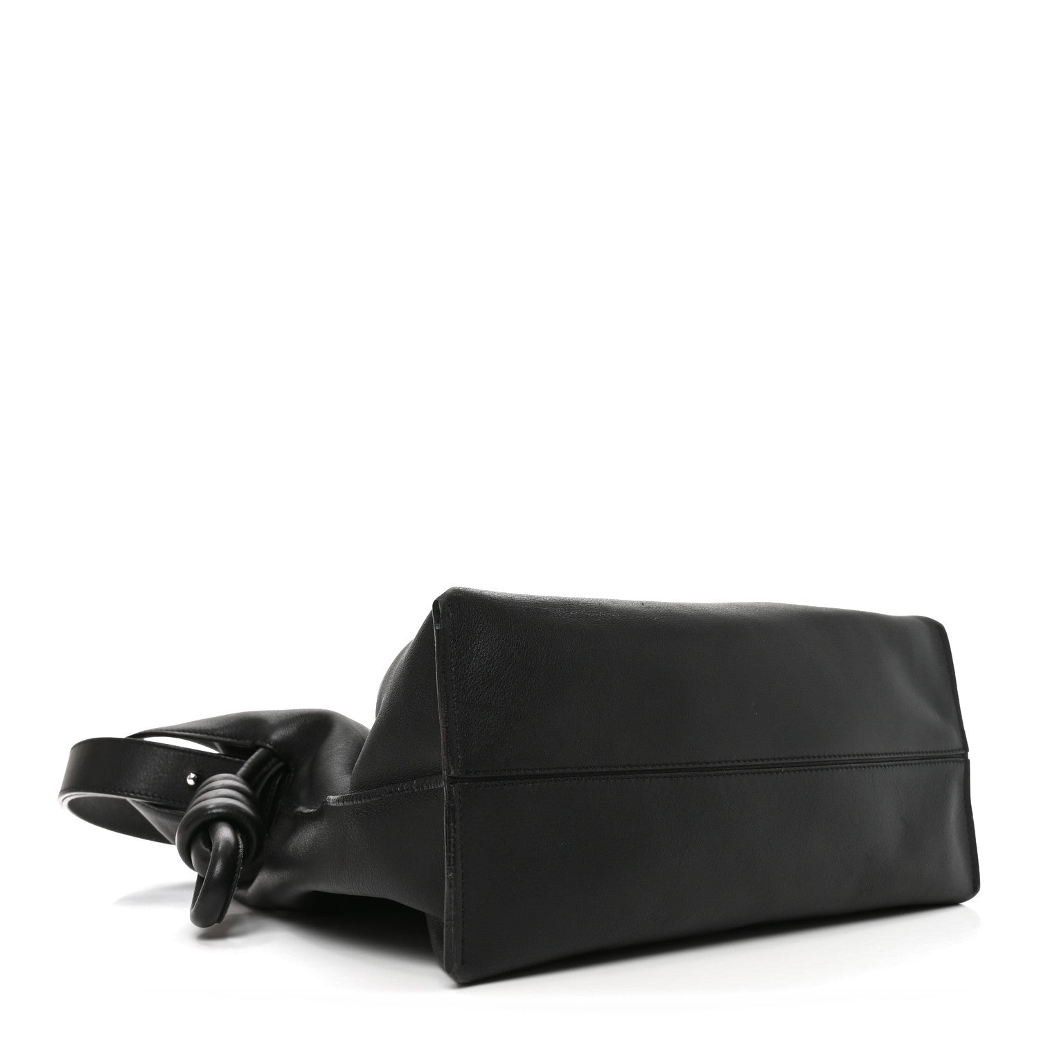 Loewe Calfskin Flamenco Knot Bag Black 4 of 9