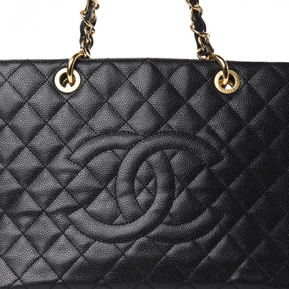 Chanel Caviar Quilted Grand Shopping Tote GST Black 10 of 10