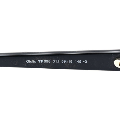 Tom Ford Square Giulio TF698 Sunglasses Black 6 of 6