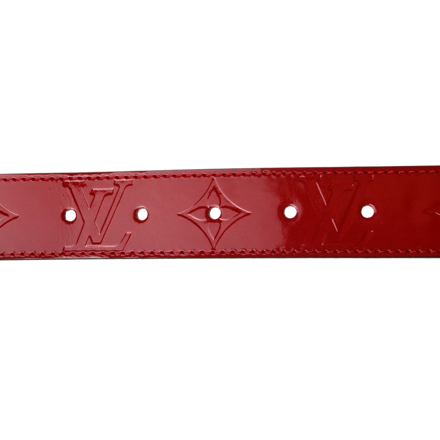 Vernis Ceinture 30mm Belt 80 32 Rouge