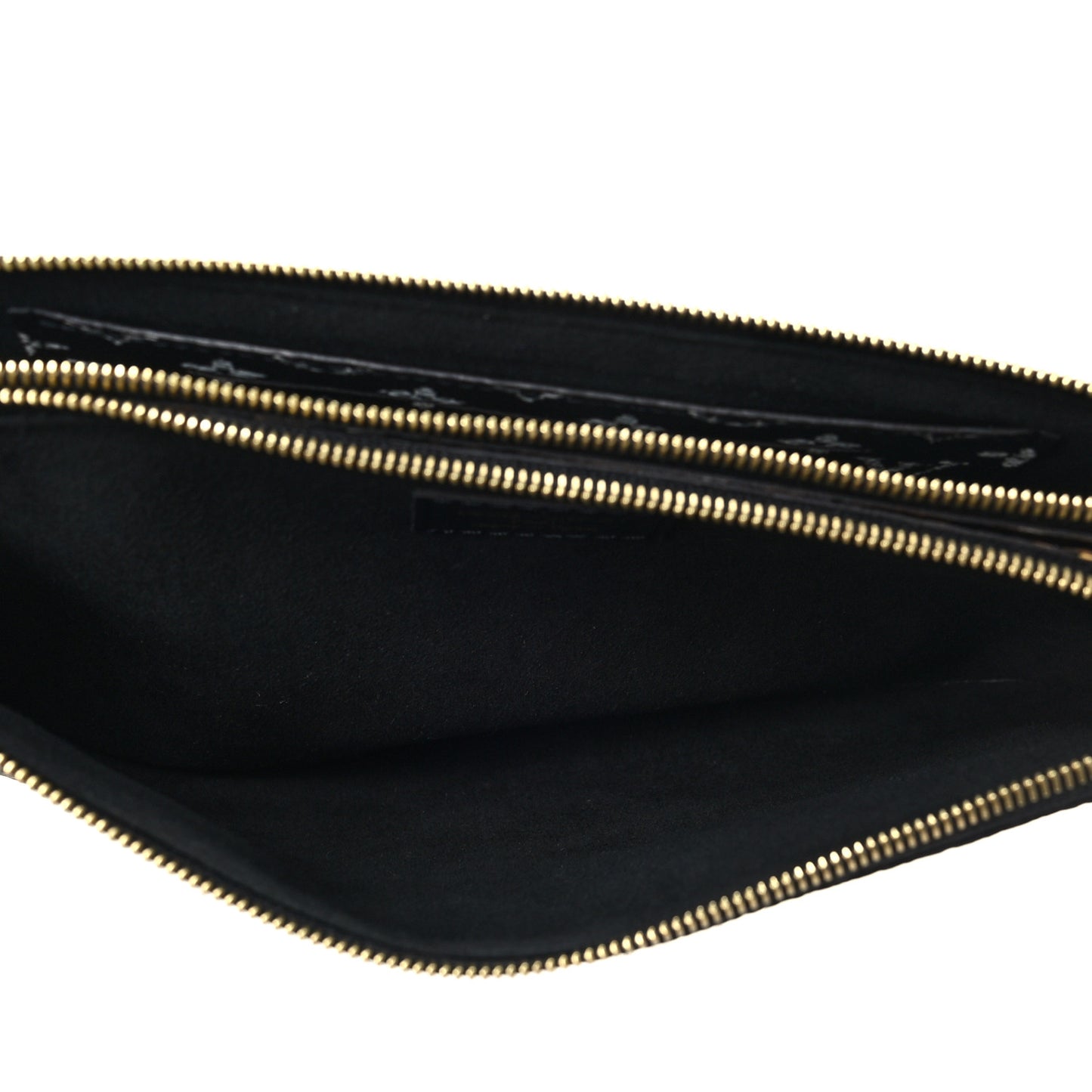 Monogram Giant Jungle Pochette Double Zip Black