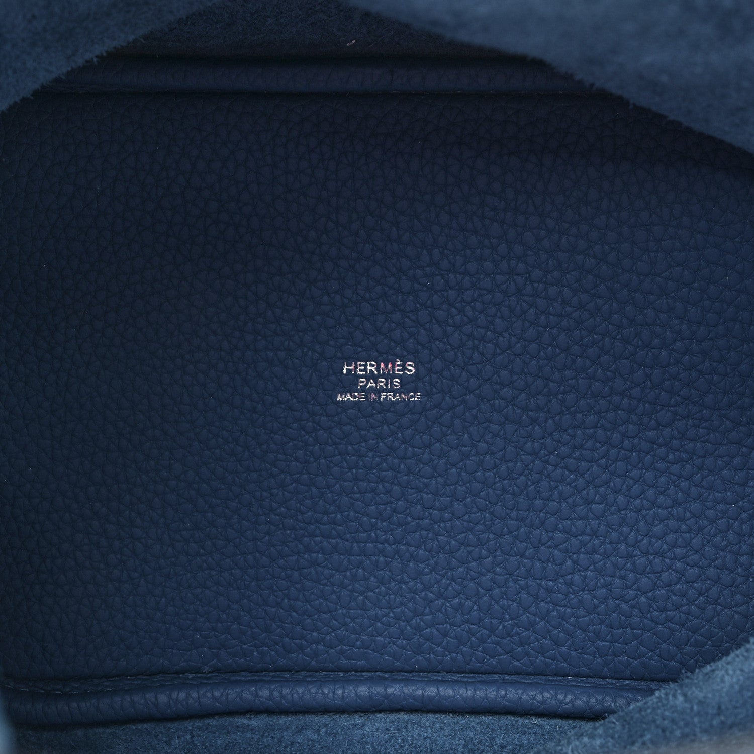 Hermes Taurillon Clemence Picotin Lock 18 PM Deep Blue 5 of 13