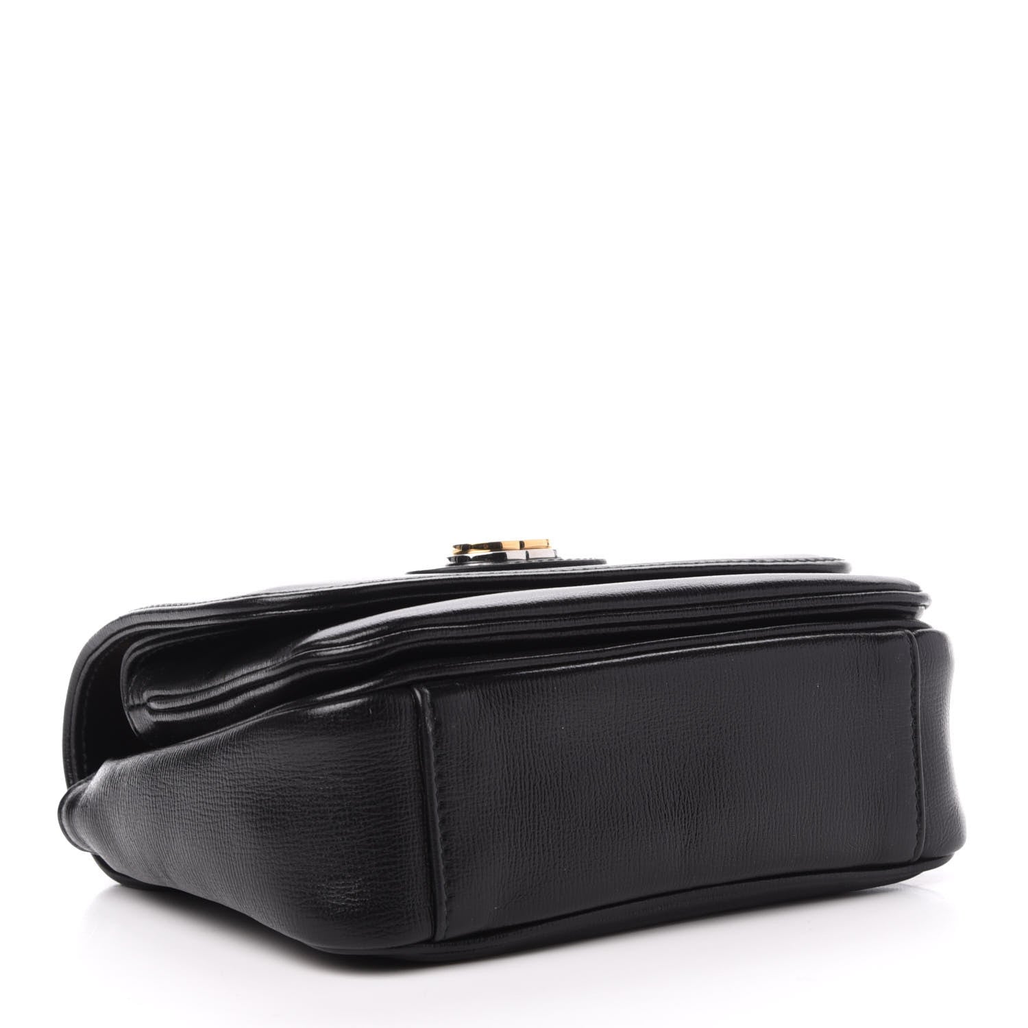 Gucci Azalea Calfskin Mini Marina Chain Shoulder Bag Black 5 of 13