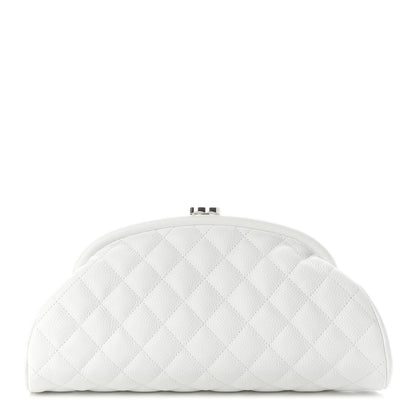 Chanel Caviar Quilted Timeless Clutch White 1 of 10