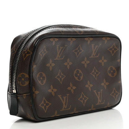 Louis Vuitton Monogram Macassar Toilet Pouch PM 3 of 6