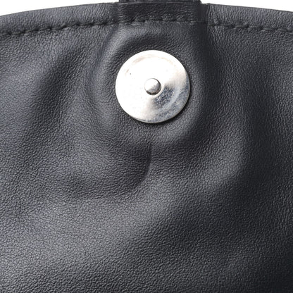 Prada Soft Calfskin Cinch Backpack Black 6 of 8