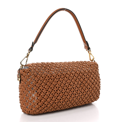 Fendi Crochet Baguette Caramello 5 of 18