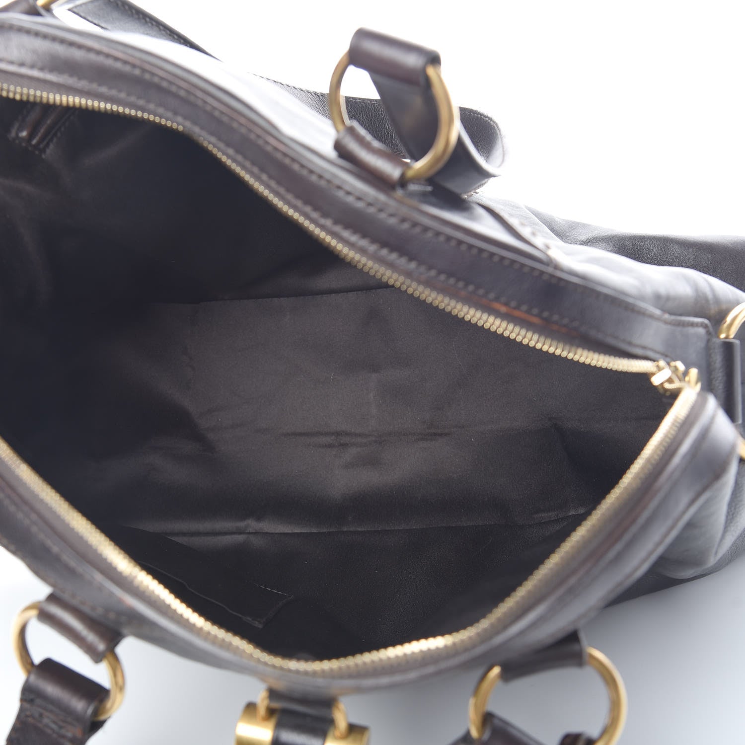 Saint Laurent Calfskin Large Muse Dark Brown 5 of 16