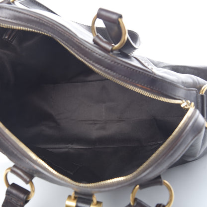 Saint Laurent Calfskin Large Muse Dark Brown 5 of 16
