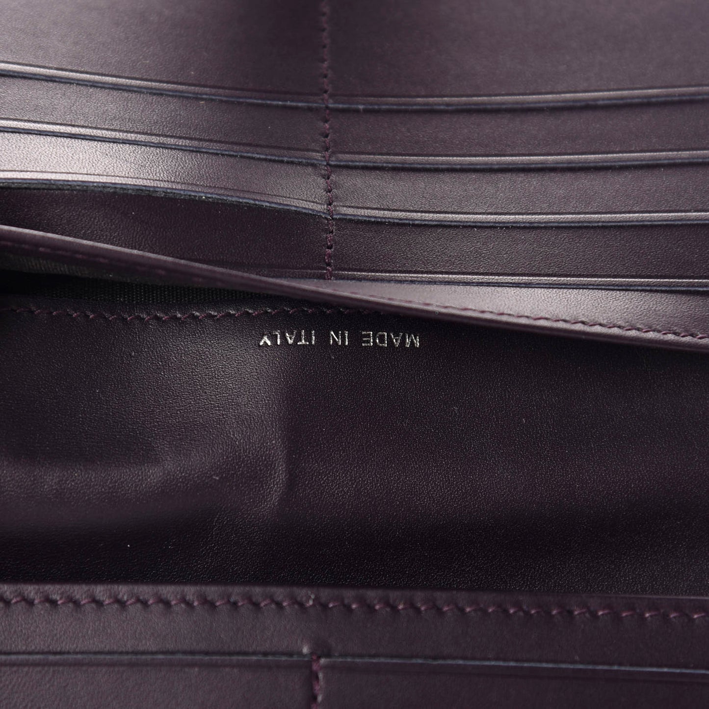 Caviar Timeless CC French Long Wallet Purple