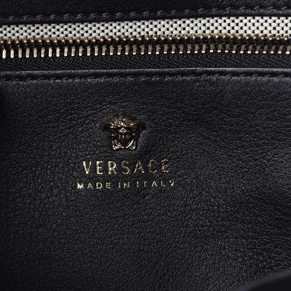 Versace Calfskin Medium Palazzo Empire Bag Black 6 of 9