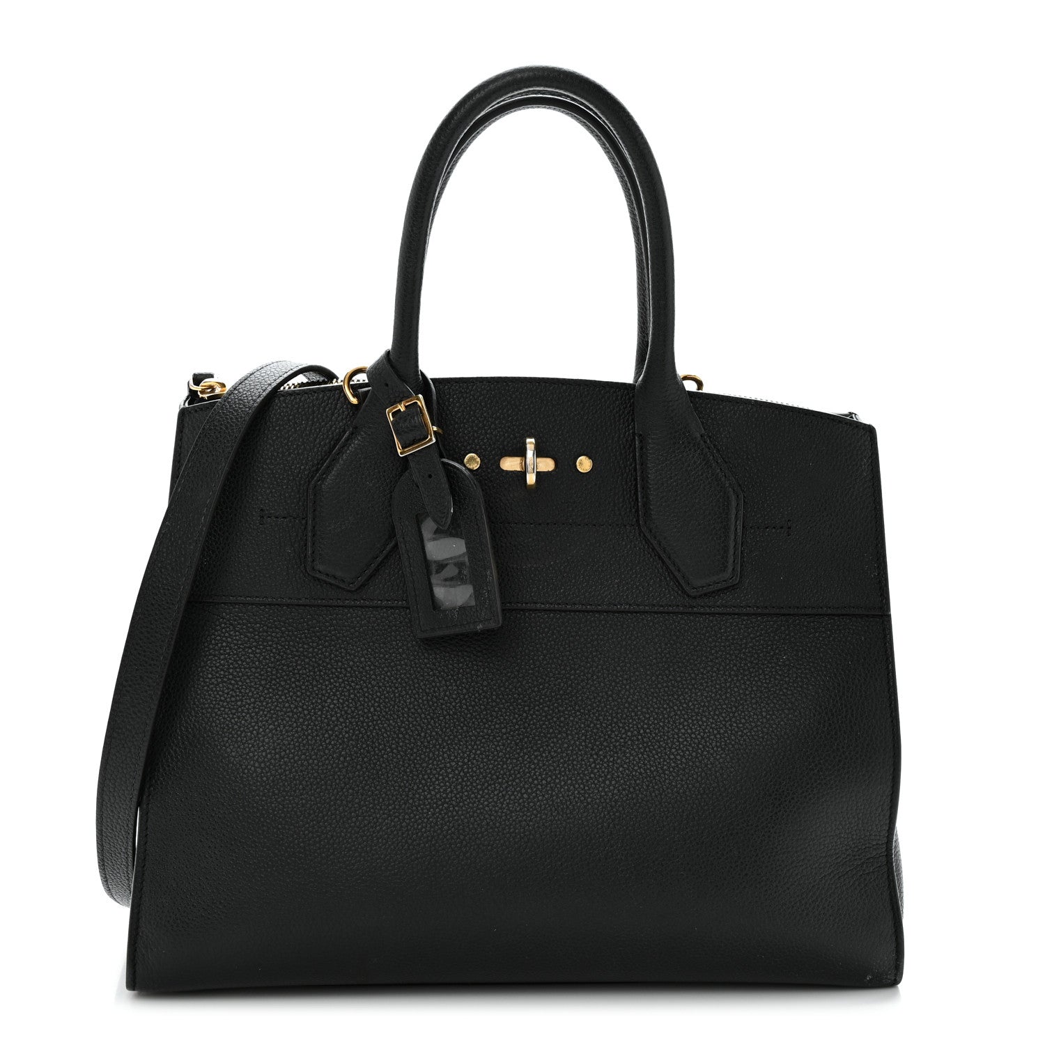 Louis Vuitton Taurillon City Steamer GM Black 1 of 13