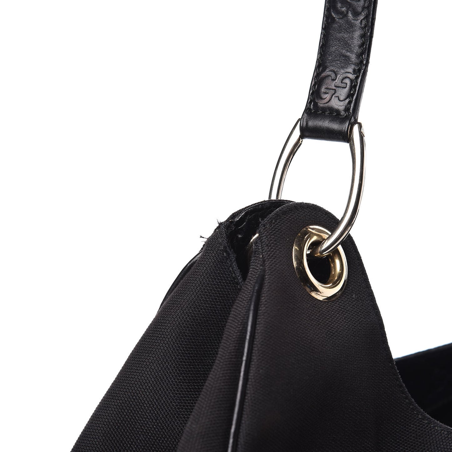Canvas Guccissima Hobo Black