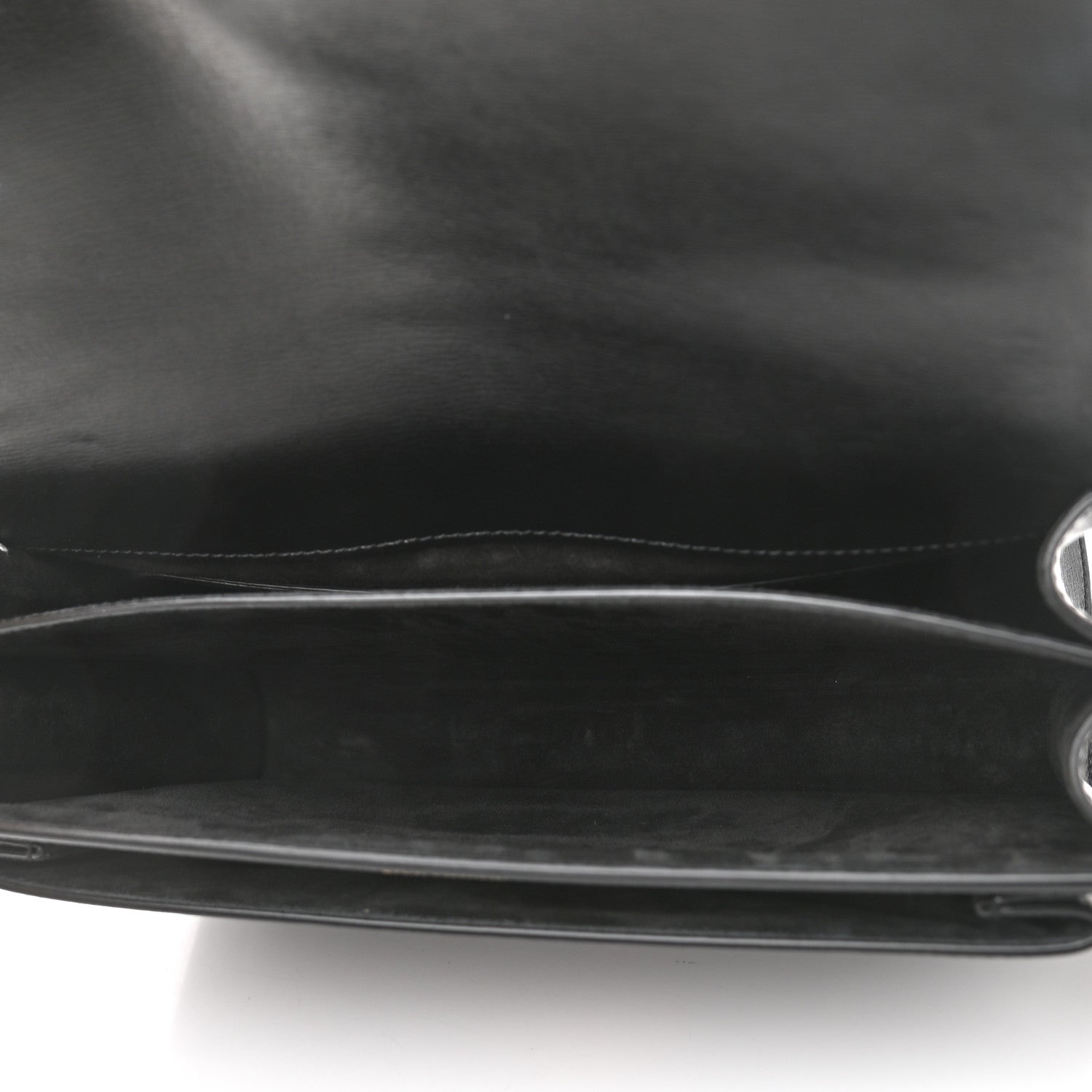 Saint Laurent Calfskin Large Monogram Sunset Black 4 of 10