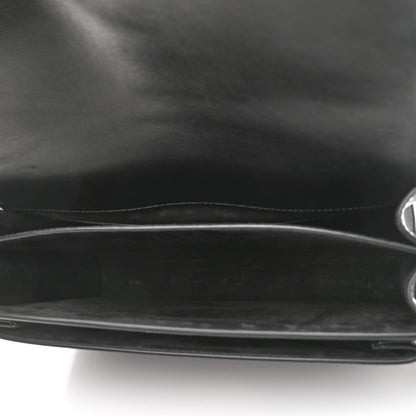 Saint Laurent Calfskin Large Monogram Sunset Black 4 of 10