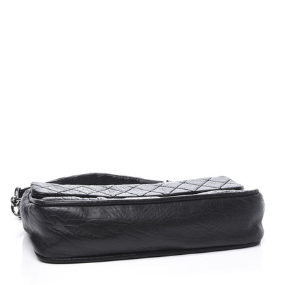 Chanel Distressed Lambskin Lady Braid Flap Black 3 of 10