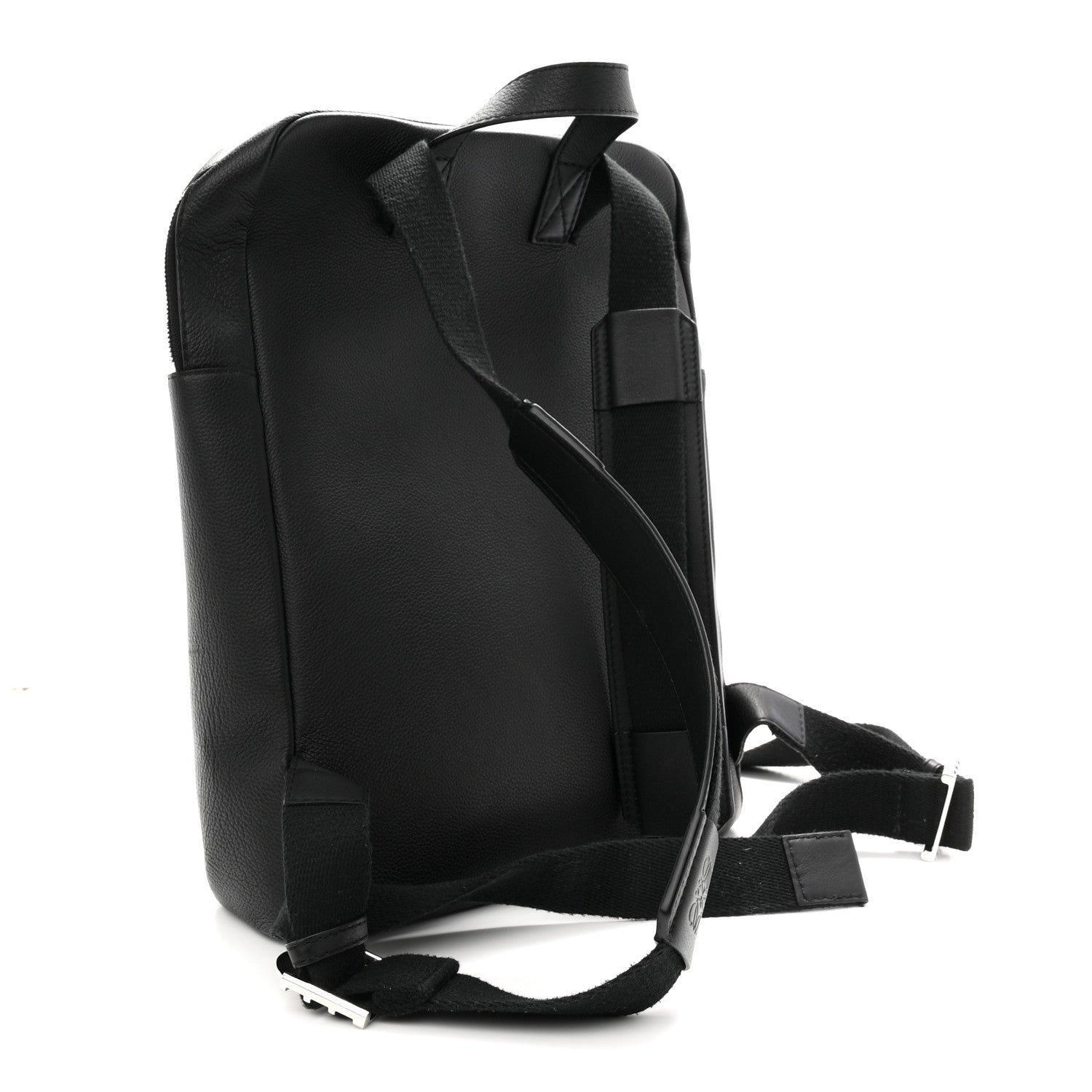 Loewe Grained Calfskin Military Backpack Black 2 of 8