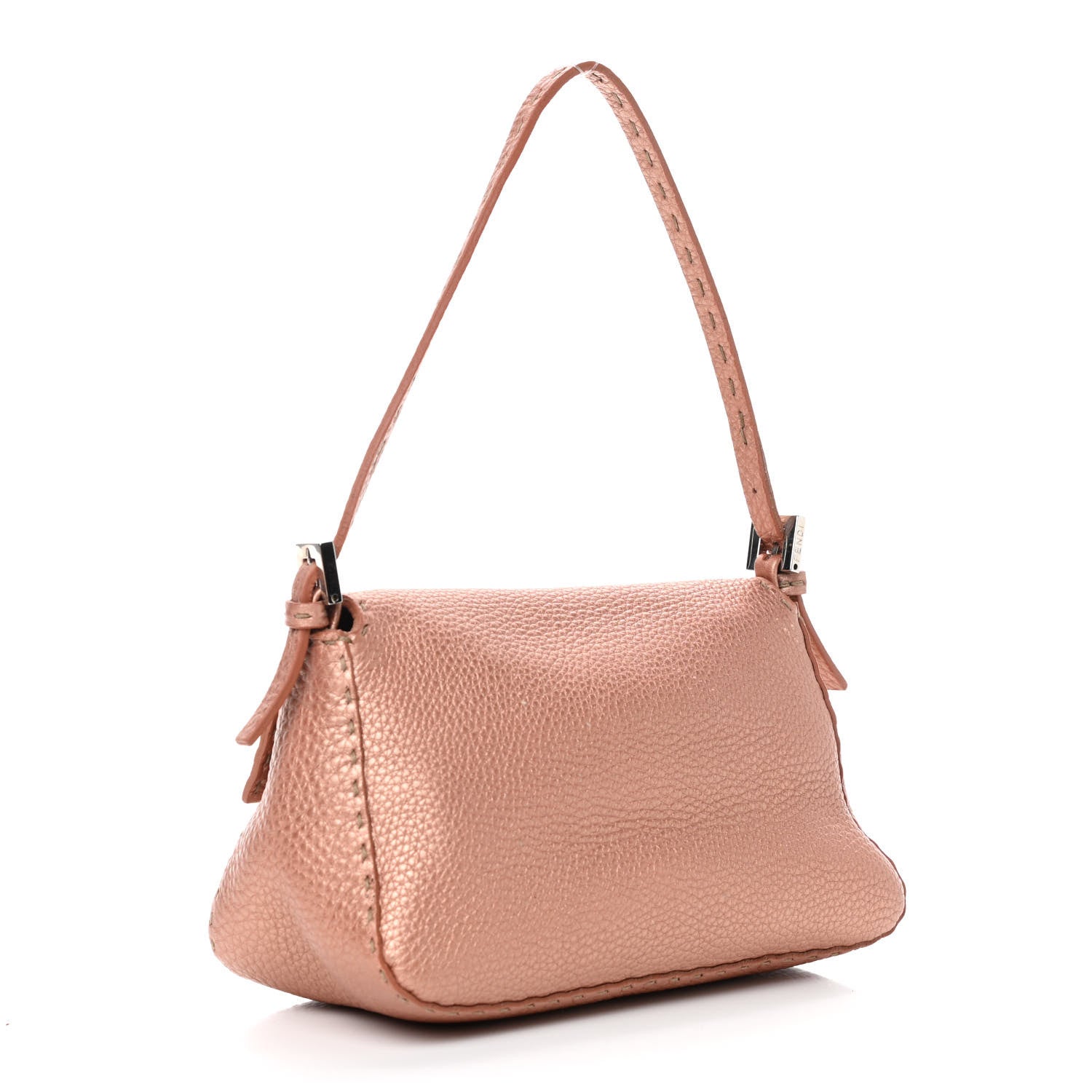 Fendi Cuoio Romano Selleria Baguette Pink 3 of 9