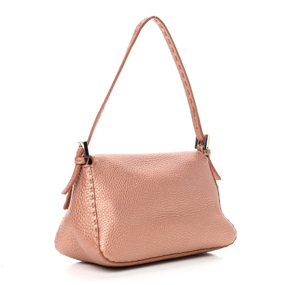 Fendi Cuoio Romano Selleria Baguette Pink 3 of 9