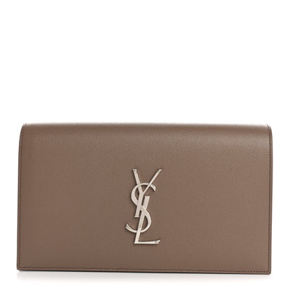 Saint Laurent Grain De Poudre Classic Kate Monogram Clutch Fard 1 of 12