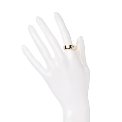 Cartier 18K Yellow Gold Diamond Anniversary Band Ring 54 6.75 2 of 5