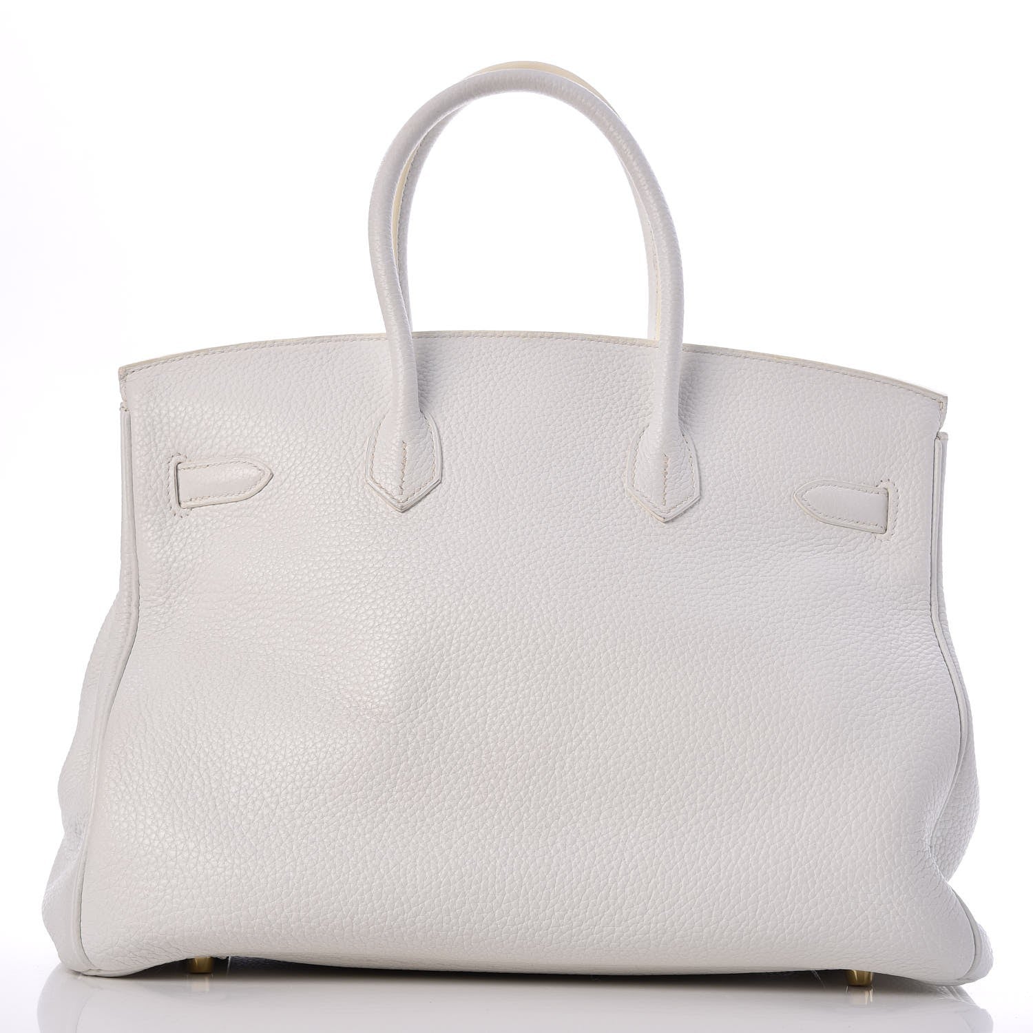 Hermes Taurillon Clemence Birkin 35 White 4 of 45