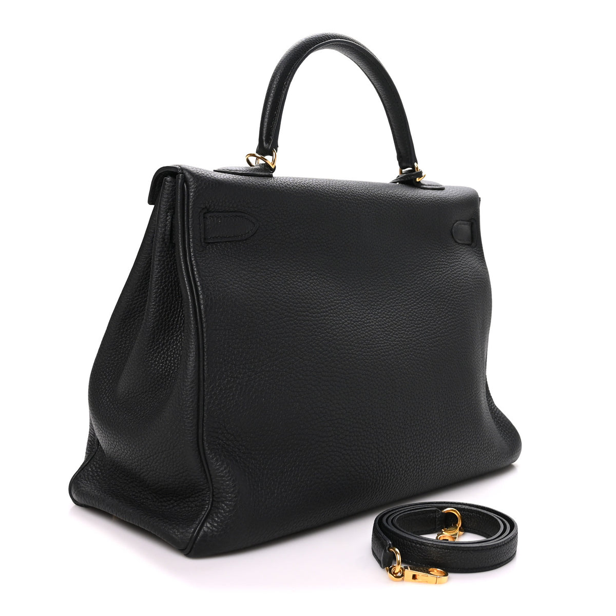 Hermes Togo Kelly Retourne 35 Black 3 of 10