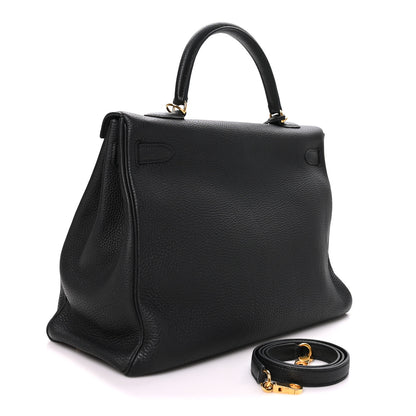 Hermes Togo Kelly Retourne 35 Black 3 of 10