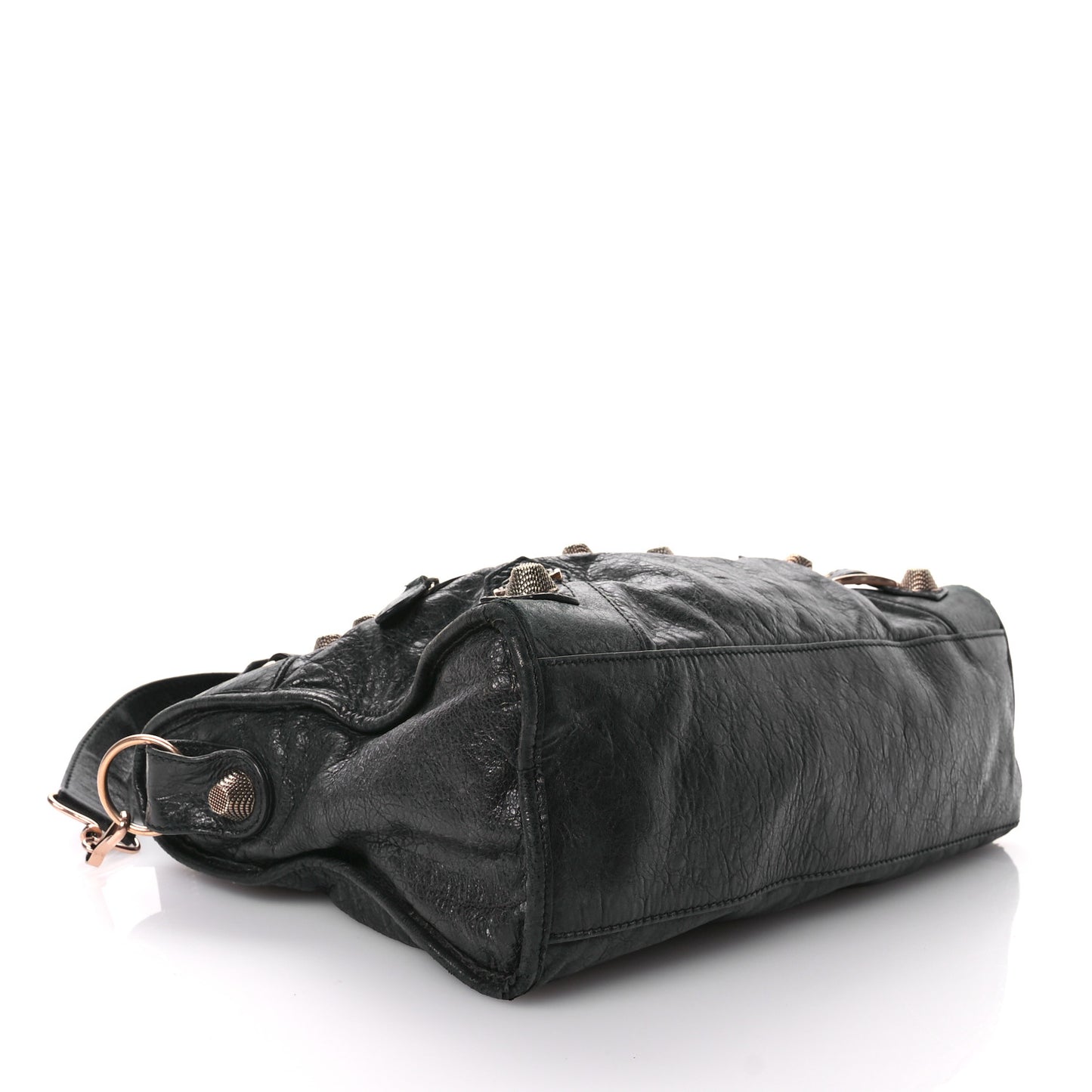 Agneau Giant 21 Rose Gold Hardware City Black