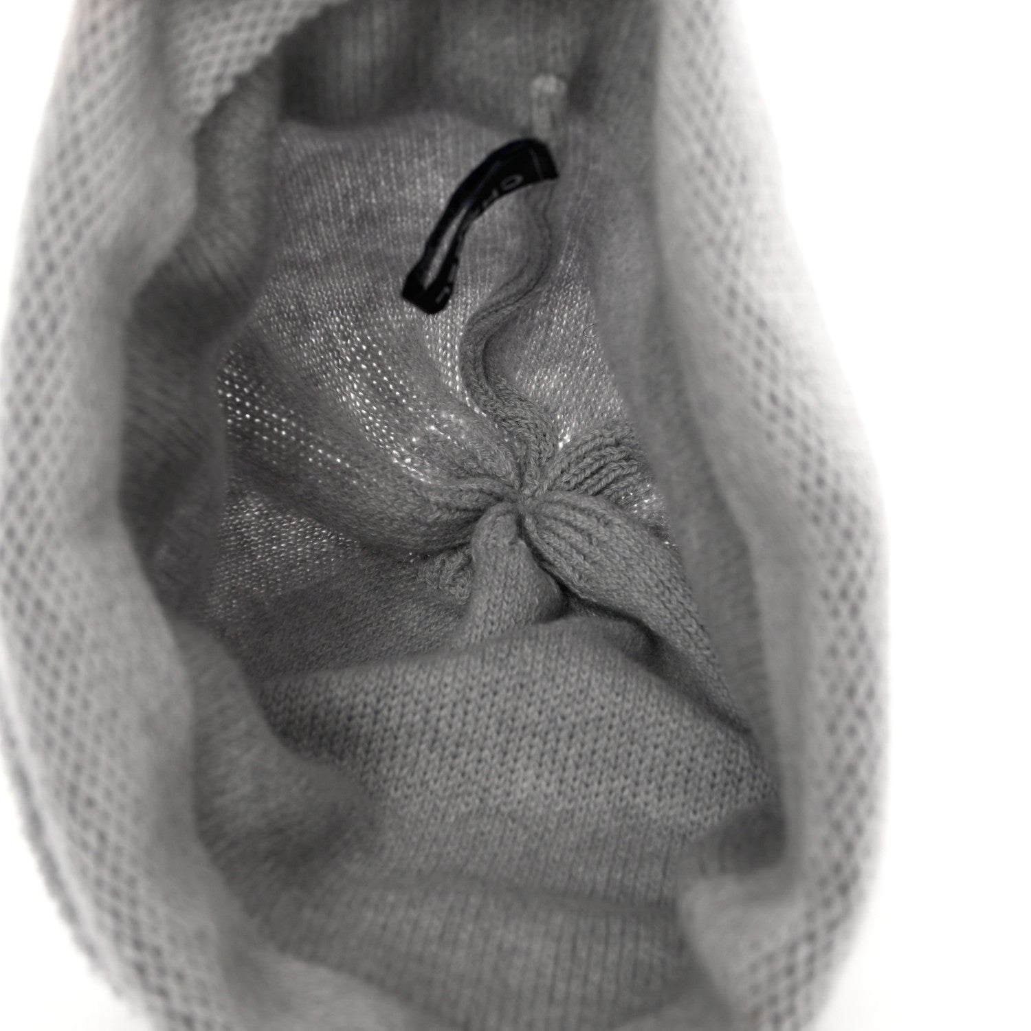 Chanel Cashmere CC Beanie Hat Grey 4 of 6