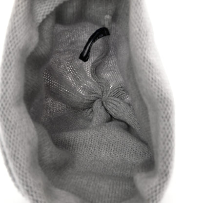 Chanel Cashmere CC Beanie Hat Grey 4 of 6