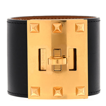 Hermes Chamonix Kelly Dog Extreme Bracelet S Black 1 of 8