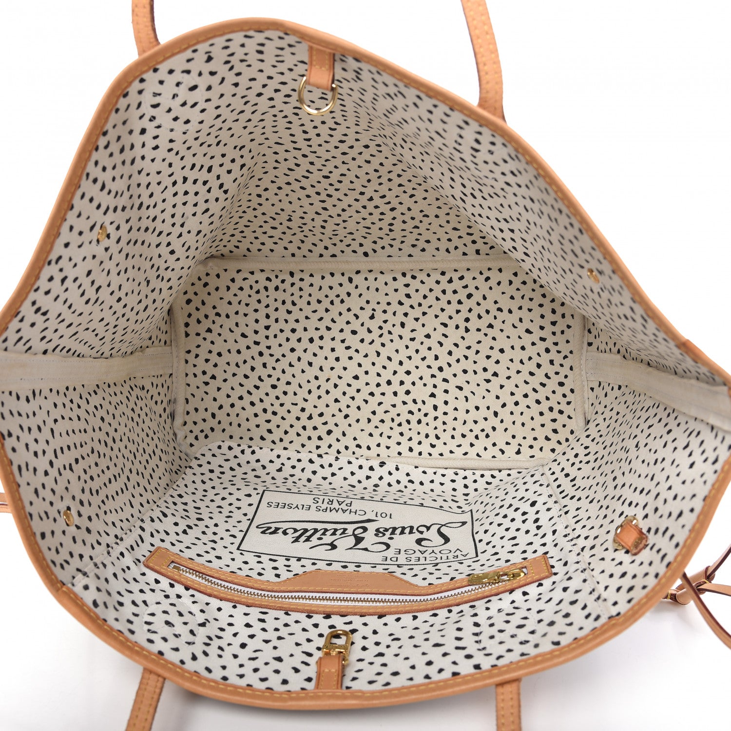 Louis Vuitton Monogram Kusama Waves Neverfull MM White 5 of 9