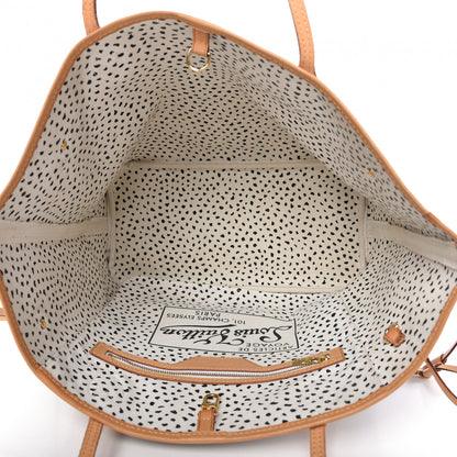 Louis Vuitton Monogram Kusama Waves Neverfull MM White 5 of 9